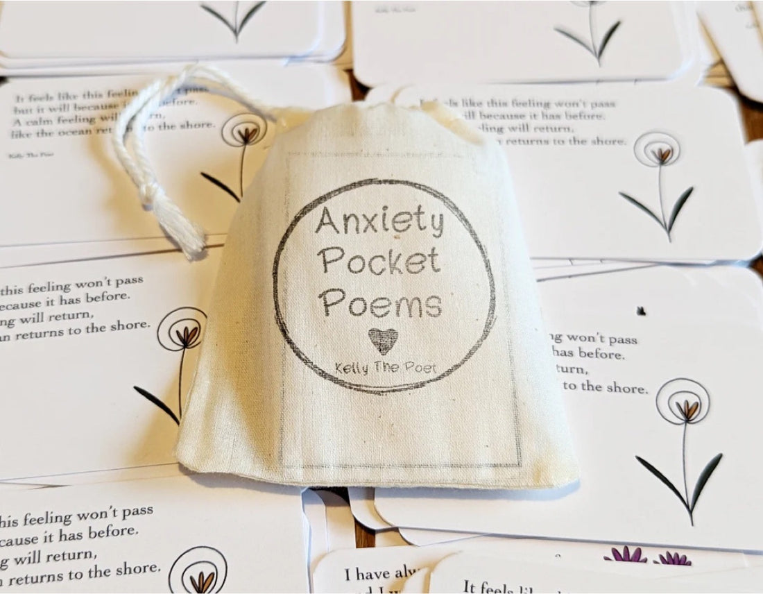 Anxiety Pocket Poems Card - 10pcs